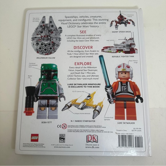 Lego Star Wars The Visual Dictionary NO Mini Figure - Picture 2 of 5